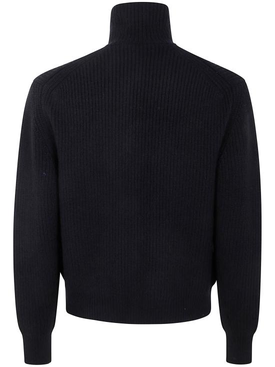 25FW 톰포드 울 집업 가디건  KZL022YMW089 LB999 BLACK - TOMFORD