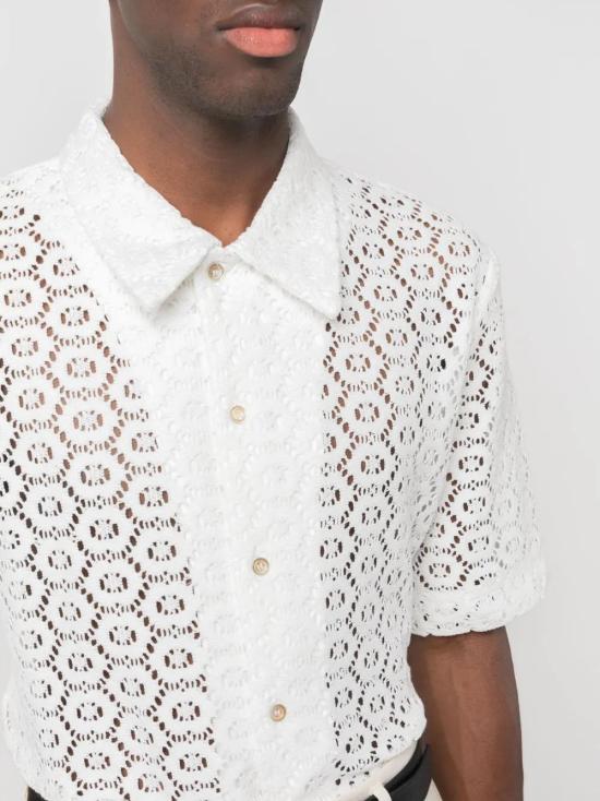  세퍼 반팔 셔츠 PREFW23NOAMNEM NEMESIA IVORY - SEFR