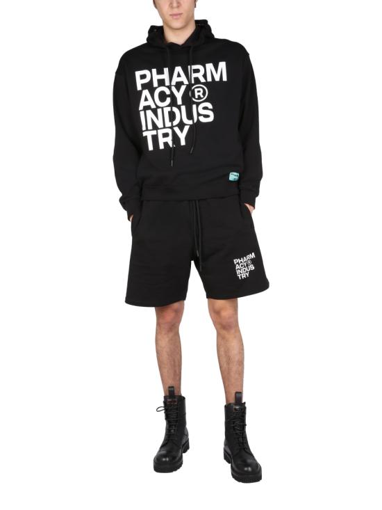  팔머시 인더스트리 숏팬츠 PHM478 NERO BLACK - PHARMACY INDUSTRY