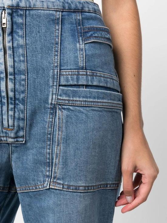  스텔라 맥카트니 스트레이트 팬츠 6D0075 3SPH044402 BLUE - STELLA MCCARTNEY