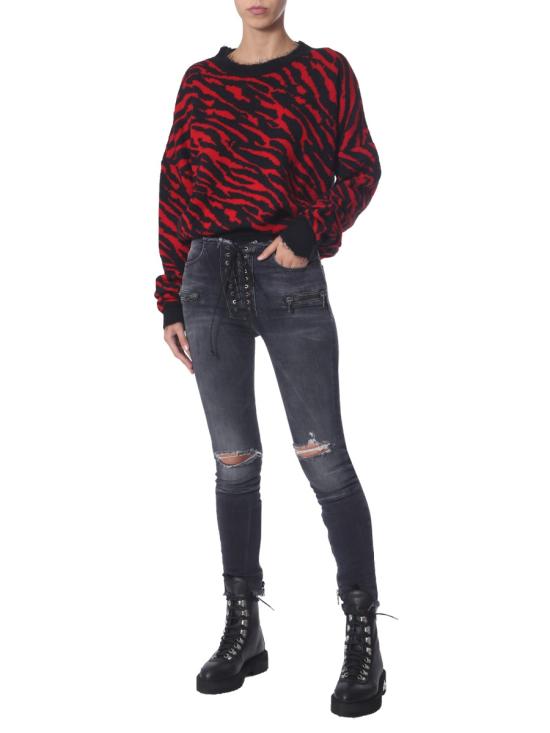  언레이블 스트레이트 팬츠 UWYB002E19 3210041500 BLACK - UNRAVEL