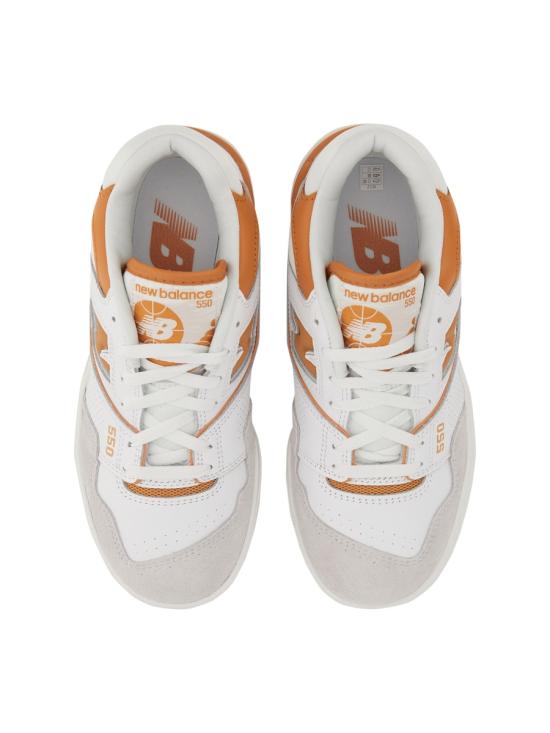  뉴발란스 스니커즈 BB550LSC WHITEORANGE - NEW BALANCE
