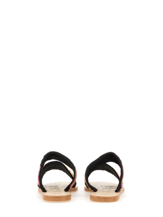  마네비 샌들 U15Y0 COTTONCROCHETBLACKANDSUNSETORANGE2 - MANEBI