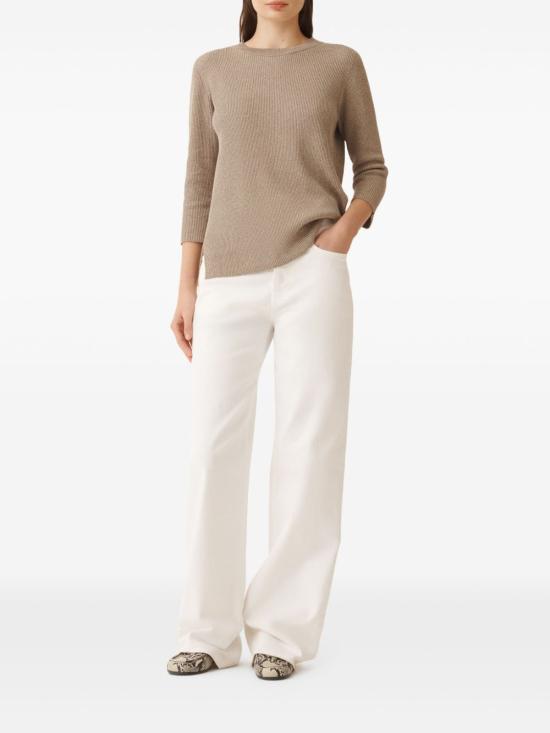 25SS 파비아나 필리피 루렉스 디테일 스웨터 MAD275F494L4528195 ARGILLA - FABIANA FILIPPI