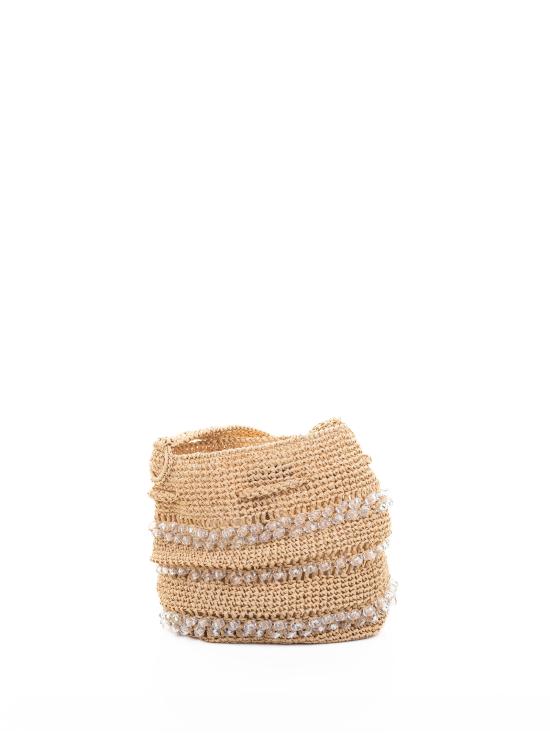 25SS 마리아 라 로사 숄더백 CRYSTALBUCKETWBS24270026 BEIGE