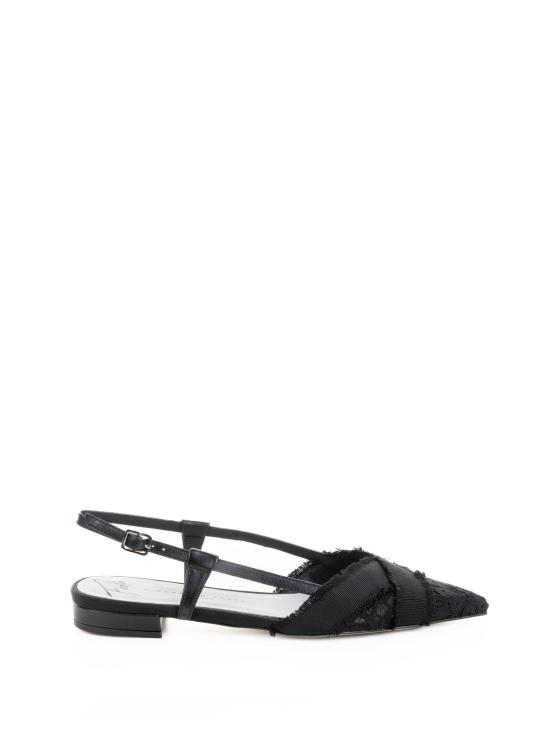 25SS 로베르토 페스타 플랫 슈즈 KESHA1MESHPIZZONAPPANERONERO BLACK
