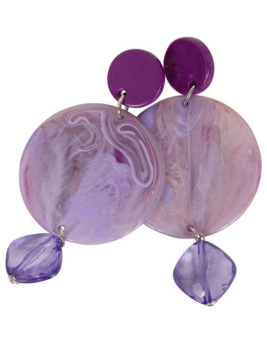 25SS 엠포리오 아르마니 이어링 EW001811AF15508 MA043 PINK PURPLE