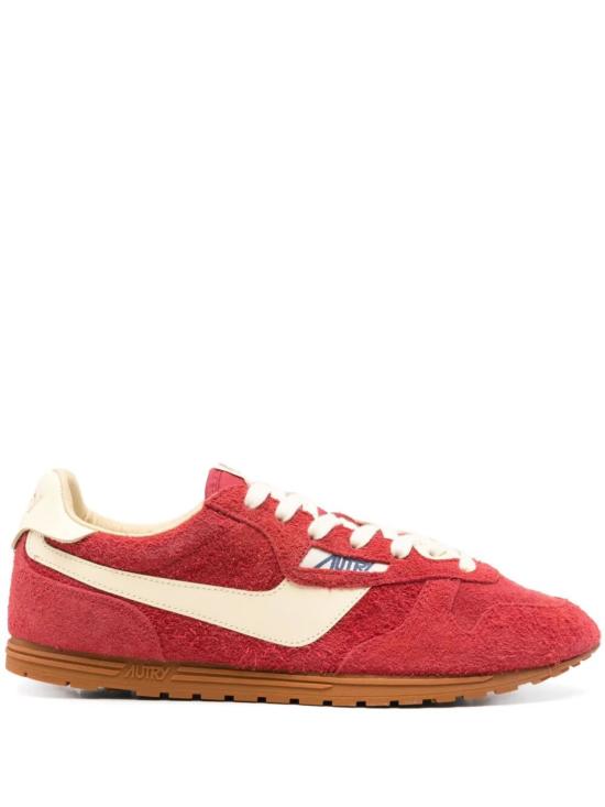 25SS 오트리 윈드스핀 스웨이드 레더 스니커즈 WSLMUB15R SUEDE RED