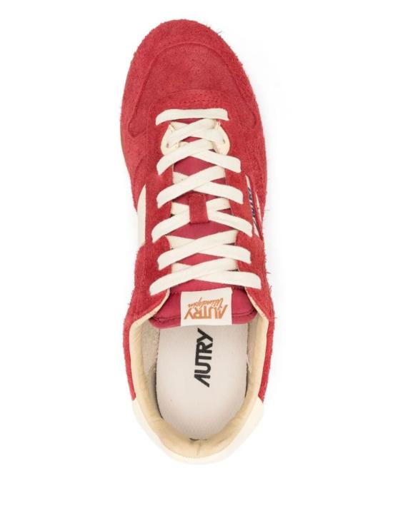 25SS 오트리 윈드스핀 스웨이드 레더 스니커즈 WSLMUB15R SUEDE RED - AUTRY