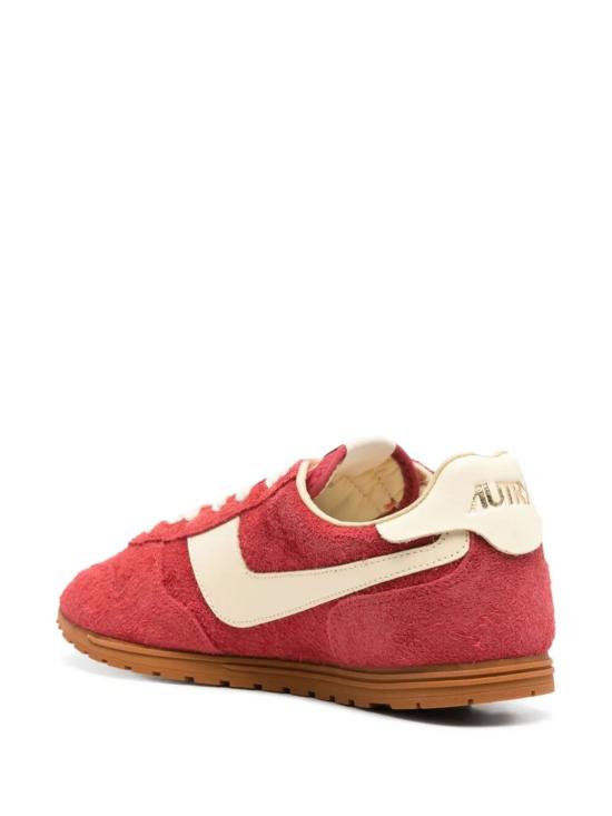 25SS 오트리 윈드스핀 스웨이드 레더 스니커즈 WSLMUB15R SUEDE RED - AUTRY