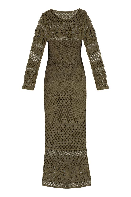 25SS 핑코 롱 원피스 104731A2FFX26 green - PINKO