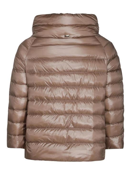  에르노 소피아 레귤러 핏 케이프 다운 자켓 PI0046DIC12017Z2600 Light Brown - HERNO