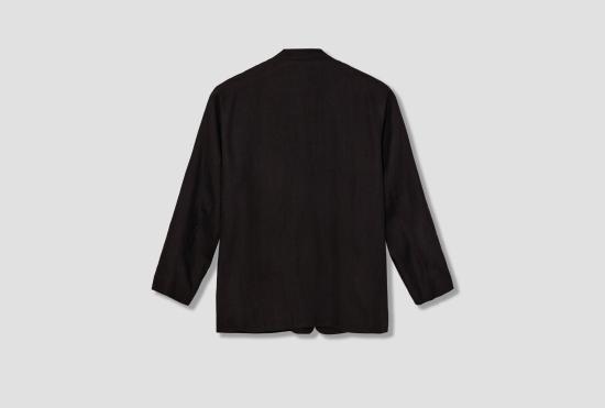 25SS 코모리 자켓 카나파 스탠드 칼라 재킷 B01-01009 블랙 - COMOLI