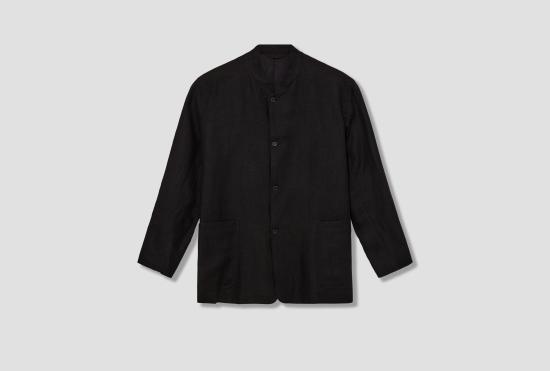 25SS 코모리 자켓 카나파 스탠드 칼라 재킷 B01-01009 블랙