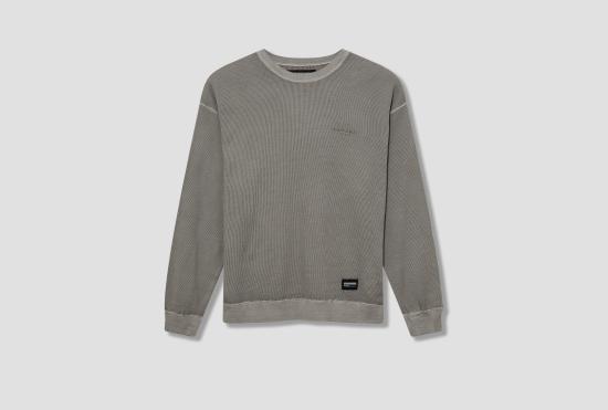 25SS 네이버후드 긴팔 티셔츠 251FPNH CSM15 GY