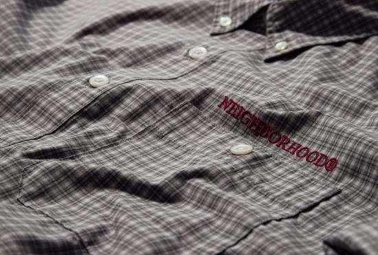 25SS 네이버후드 긴팔 셔츠 251BENH SHM04 GY - NEIGHBORHOOD