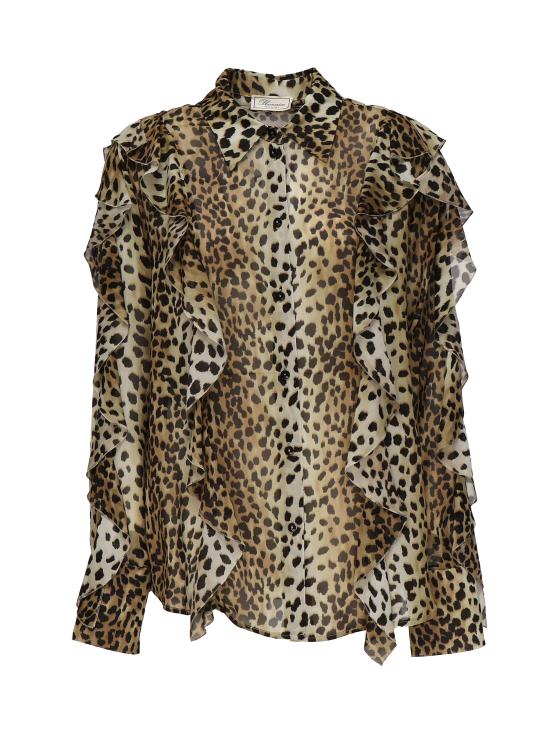 25SS 블루마린 셔츠 2C354A M9905 BLACK COGNAC