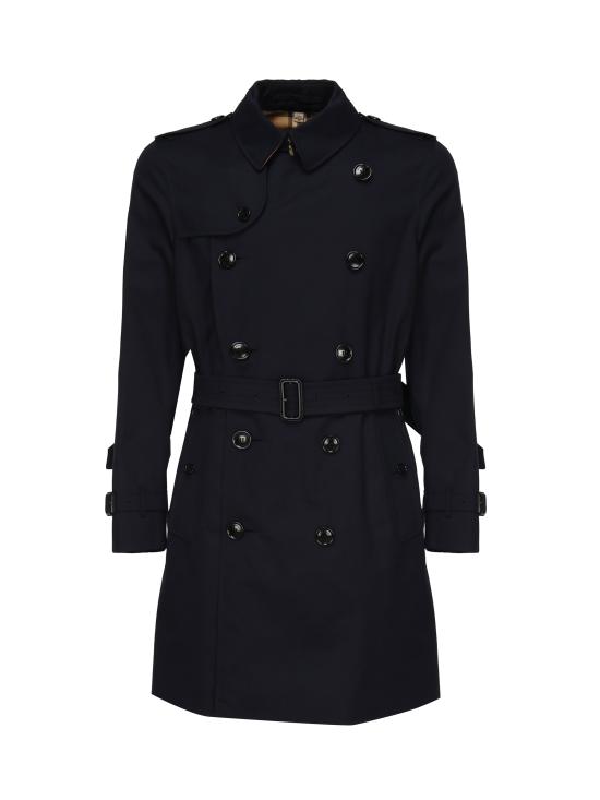 25FW 버버리 켄싱턴 헤리티지 미드랭스 트렌치 코트 8079387 B1488 Blue