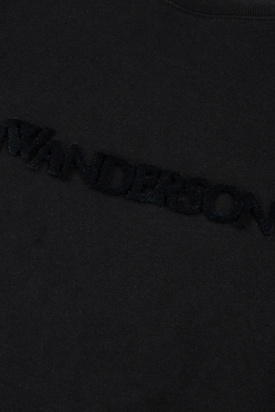 25FW JW앤더슨 반팔 티셔츠 JT0258PG1510 999 BLACK - JW ANDERSON