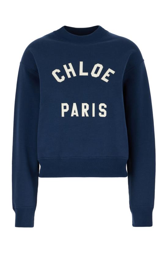 26SS 끌로에 긴팔 티셔츠 CH24AJH12192 4C6 CLASSIC NAVY