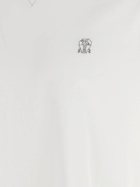 26SS 브루넬로 쿠치넬리 반팔 티셔츠 M0B131328GCDJ74 White - BRUNELLO CUCINELLI