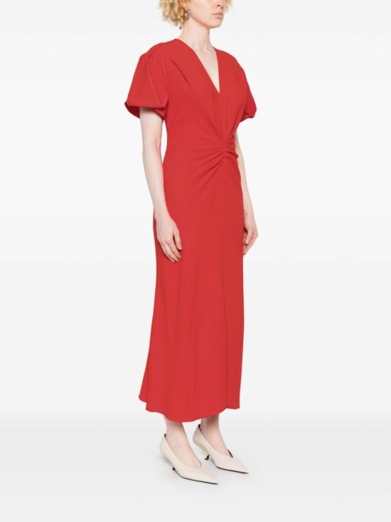 25SS 빅토리아 베컴 미디 원피스 1125WDR005195B1991 red - VICTORIA BECKHAM