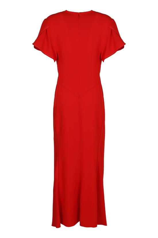 25SS 빅토리아 베컴 미디 원피스 1125WDR005195B1991 red - VICTORIA BECKHAM