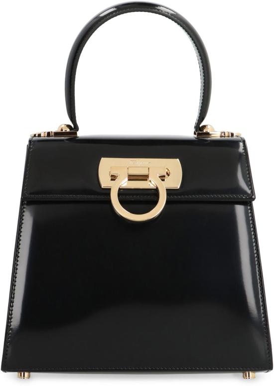 25FW 살바토레 페라가모 토트백 212193 749021 Black - SALVATORE FERRAGAMO