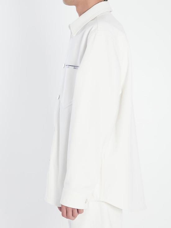 25FW 구찌 반팔 셔츠 1148421 834538 XDC6Q 9061 WHITE - GUCCI