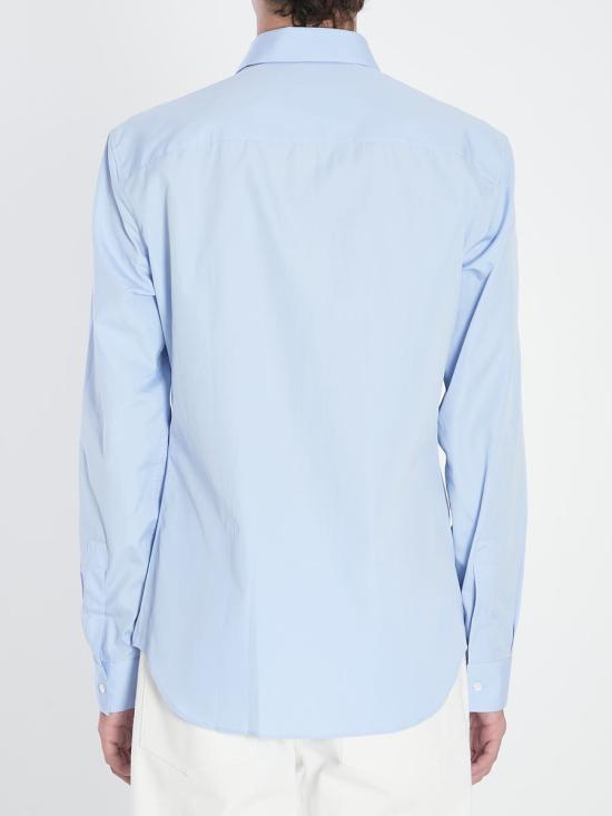 25FW 구찌 긴팔 셔츠 7174571 810659 Z7AME 4910 BLUE - GUCCI