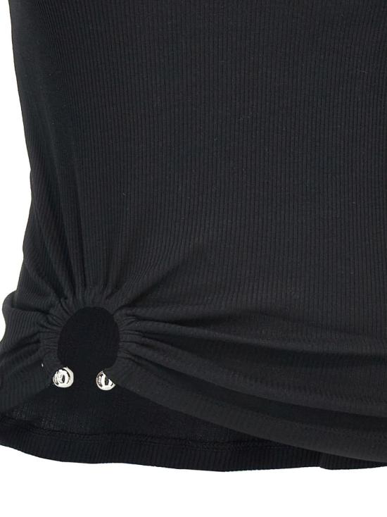 25FW 파코라반 블라우스 24FJTE165CO0530 P001 Black - PACO RABANNE