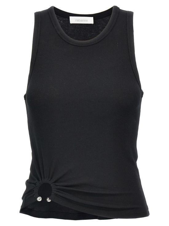 25FW 파코라반 블라우스 24FJTE165CO0530 P001 Black - PACO RABANNE