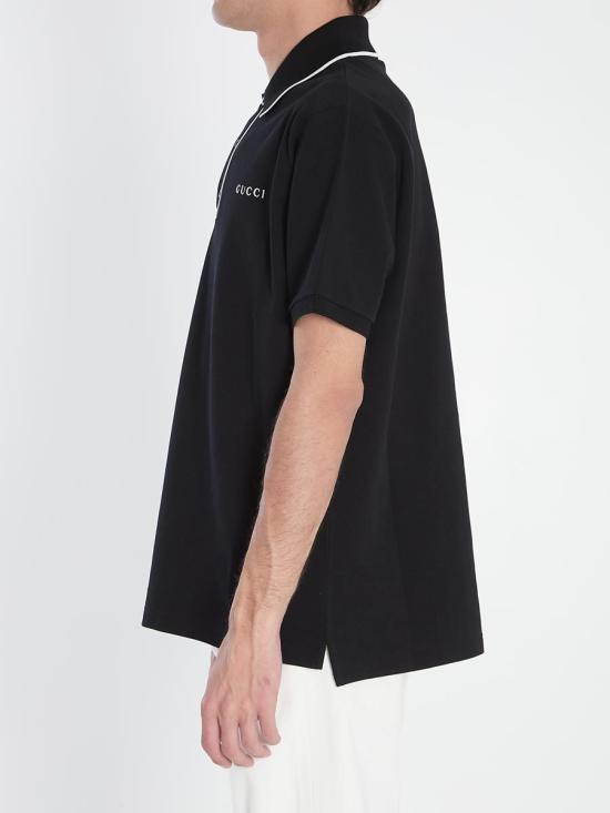 25FW 구찌 반팔 셔츠 8008092 806250 XJHHO 1043 Black - GUCCI