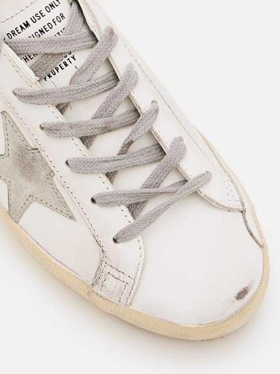 26SS 골든구스 스웨이드 스타 슈퍼스타 클래식 스니커즈 GWF00102F00611311915 White - GOLDEN GOOSE