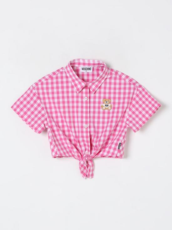 25SS [키즈] 모스키노 셔츠 HDC021LME04 83541 White