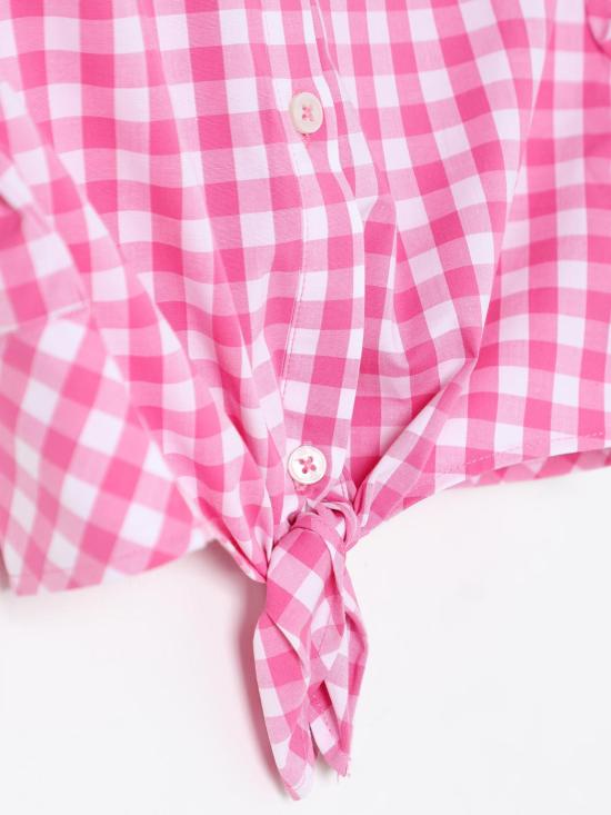 25SS [키즈] 모스키노 셔츠 HDC021LME04 83541 White - MOSCHINO