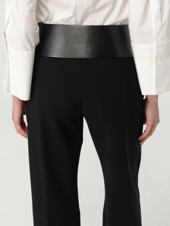 25SS 스포트막스 스트레이트 팬츠 2512131043600 002 Black - SPORTMAX