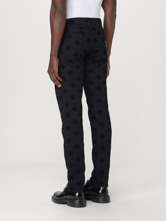 25FW 돌체앤가바나 데님 팬츠 GY07CDG8MN6 S9001 Black - DOLCE & GABBANA