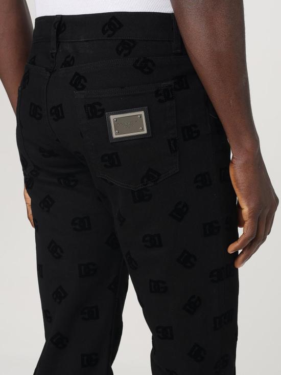 25FW 돌체앤가바나 데님 팬츠 GY07CDG8MN6 S9001 Black - DOLCE & GABBANA