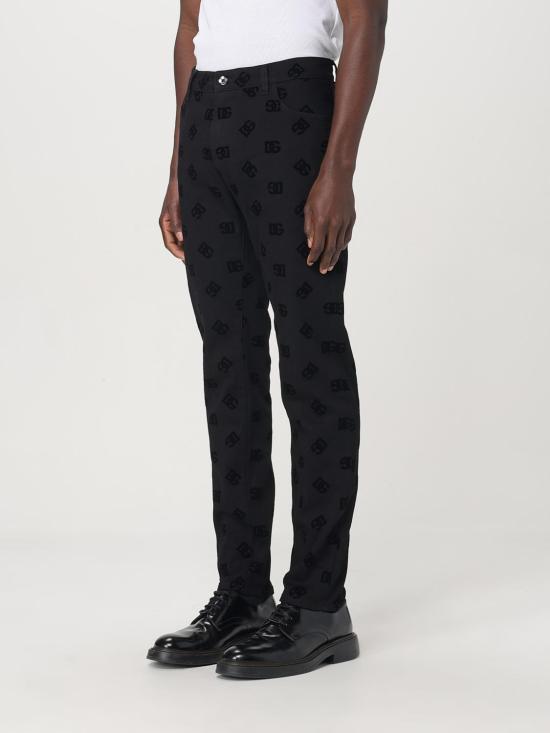 25FW 돌체앤가바나 데님 팬츠 GY07CDG8MN6 S9001 Black - DOLCE & GABBANA