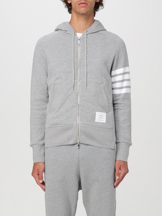 25FW 톰브라운 집업 니트 MJT022H00535 068 Grey