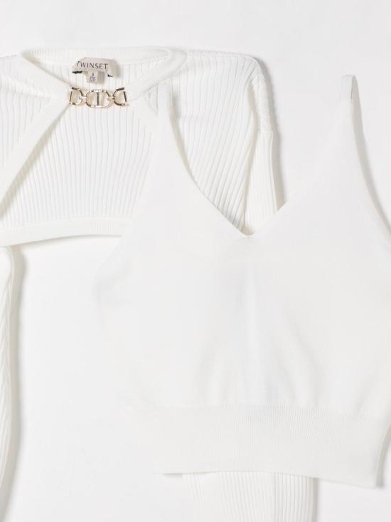 25SS [키즈] 트윈셋 풀오버 251GJ3QW6 00808 White - TWINSET