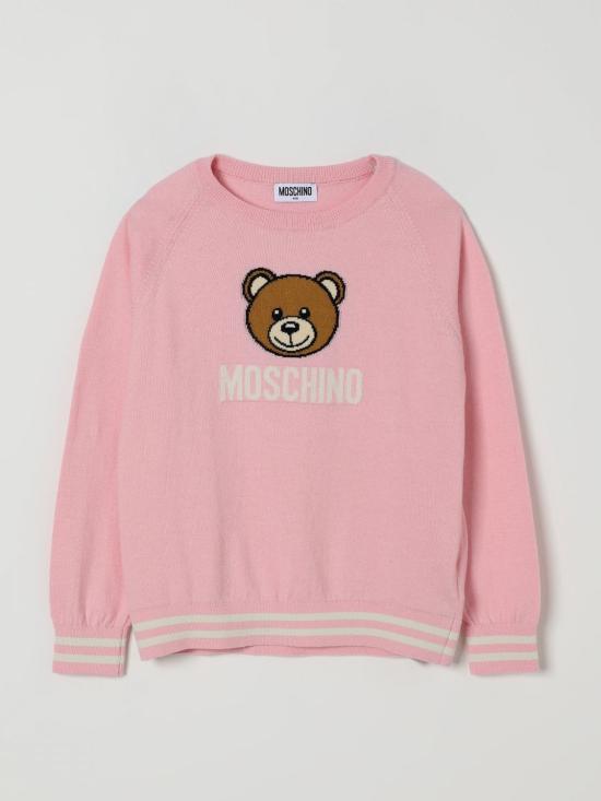 25SS [키즈] 모스키노 풀오버 HUW015LHE43 50209 Pink