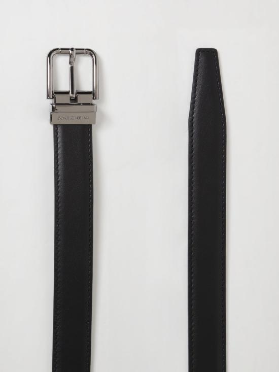 25FW 돌체앤가바나 가죽 벨트 BC4925AQ765 8B577 Black - DOLCE & GABBANA