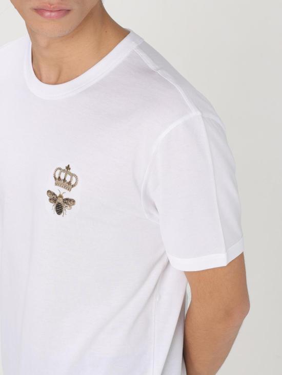 26SS 돌체앤가바나 반팔 티셔츠 G8PV1ZG7WUQ W0800 White - DOLCE & GABBANA