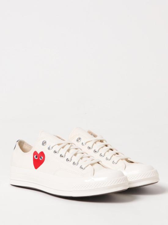 25SS 꼼데가르송 플레이 X 컨버스 뮬/슬리퍼 AZK128001 2 White - COMME DES GARCONS PLAY CONVERSE