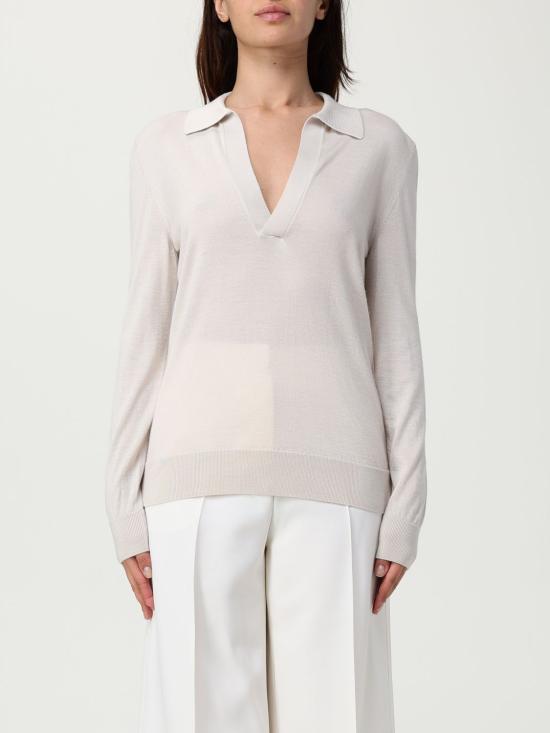 25SS 브리오니 긴팔 티셔츠 UMQE0LP1K82 9595 Beige