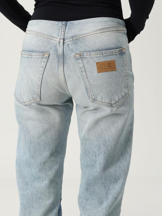 25SS MM6 메종마르지엘라 데님 팬츠 S62LB0187M30018 966 Blue - MM6 MAISON MARGIELA