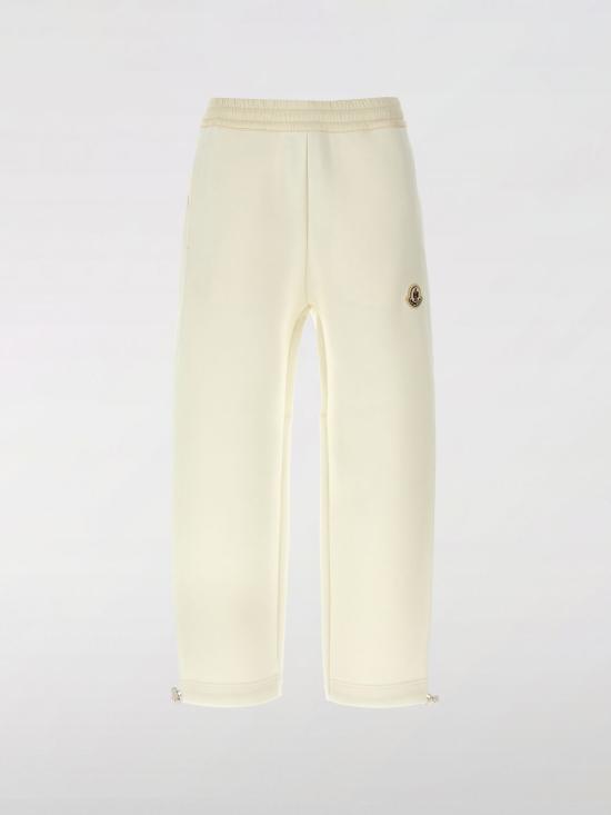 25FW 몽클레어 트레이닝/조거 팬츠 K10938H0000189AR3 034 White