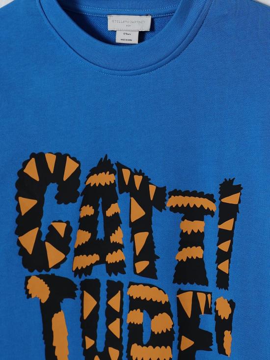 25SS [키즈] 스텔라 맥카트니 풀오버 TW4P90Z0499 612 Gnawed Blue - STELLA MCCARTNEY